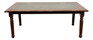 English Writing Desk with Leather
