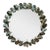 Murano Glass Butterfly Mirror in Fontana Green For Sale