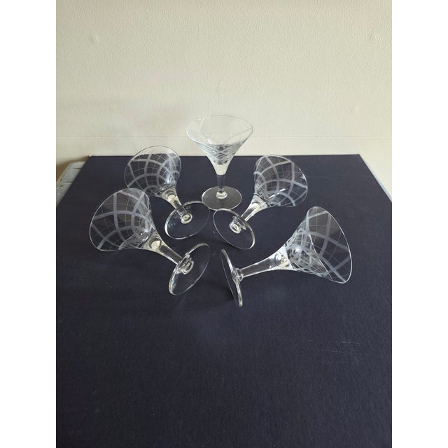 Five Art Deco Cocktail Glasses For Sale In San Antonio - Image 6 of 10