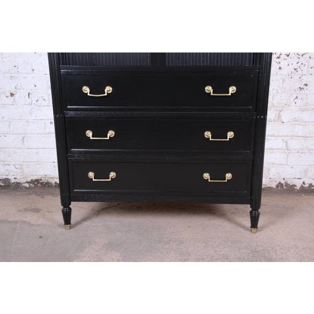 Baker Furniture Milling Road Collection French Regency Ebonized