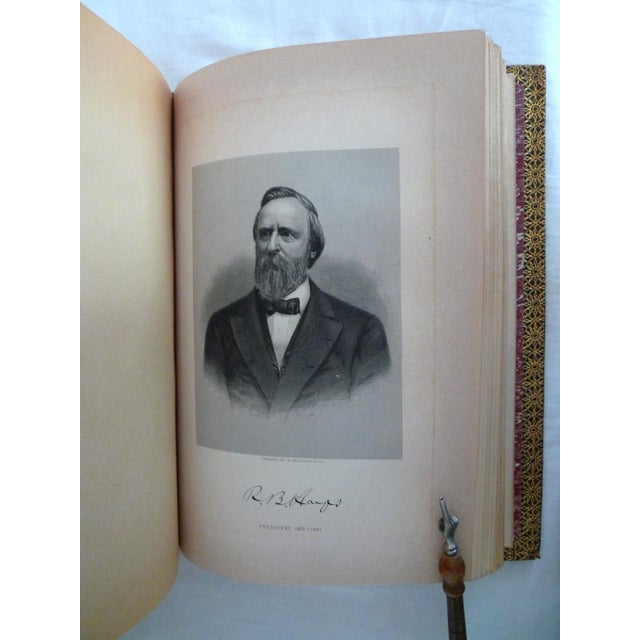 Mid 19th Century Illustrated Volume Set, Signed Presentation Copy of James Blaine's Twenty Years of Congress - 2 Books For Sale - Image 12 of 13