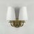 This Scandinavian Art Deco wall light was designed and manufactured in Sweden in the 1940s. The light has a classic,...