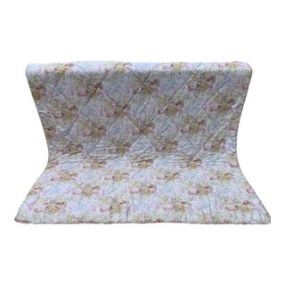 Vintage 80’s Lauren Ralph Lauren Shelter Island Queen Comforter Floral Supima Cotton Sateen For Sale