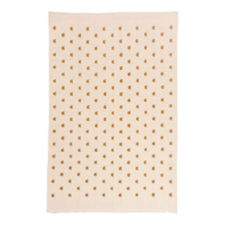 Vintage Indian Dhurrie Rug, 05'08 X 08'09 For Sale