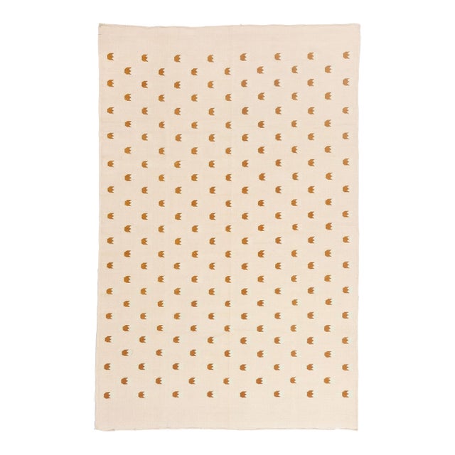 Vintage Indian Dhurrie Rug, 05'08 X 08'09 For Sale