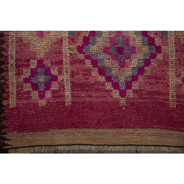 Old New House Vintage Distressed Kurd Rug Runner - 3'3" x 10'8" For Sale - Image 4 of 9