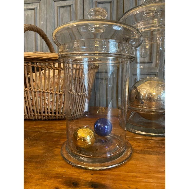 Antique French Candy Jars, 1800s, Set of 3 For Sale - Image 6 of 16
