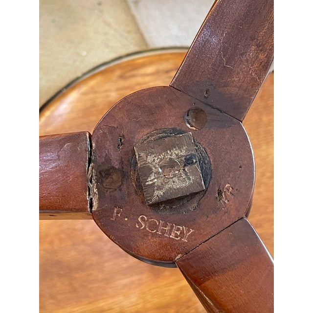 French 18Th. Gueridon, Stamped by Cabinet Maker Fidelis Schey, For Sale - Image 11 of 12