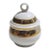 Vintage Thun Carlsbad Bohemian Porcelain Covered Sugar Bowl Platinum With Gold For Sale