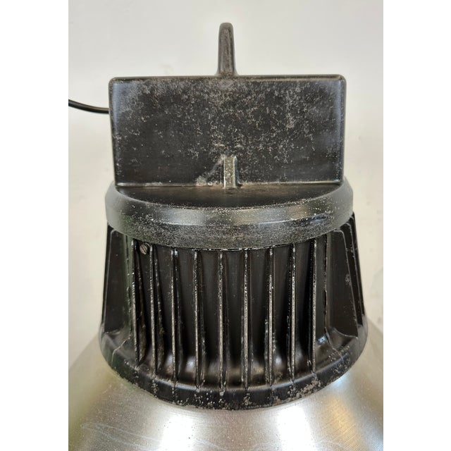 Large Industrial Aluminium Pendant Light from Elektrosvit, 1960s For Sale - Image 13 of 18