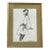 Fashion Illustration Signed "Antonio" Circa 1962 Charcoal For Sale