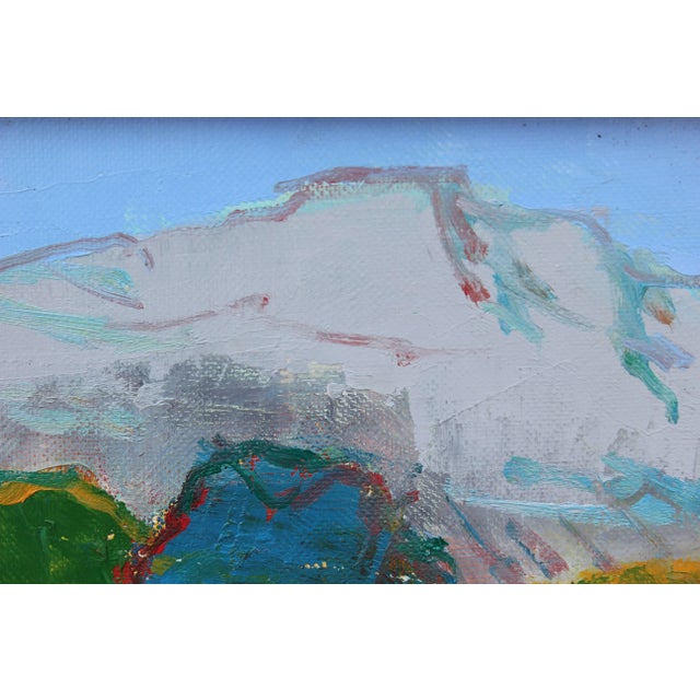 1960s Herbert Mears Modern Abstract Mountain Landscape 1960's For Sale - Image 5 of 8