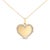 A tiny sanctuary for memories, this glowing heart locket wraps sentiment in a warm yellow-gold embrace. Its mirror-smooth...