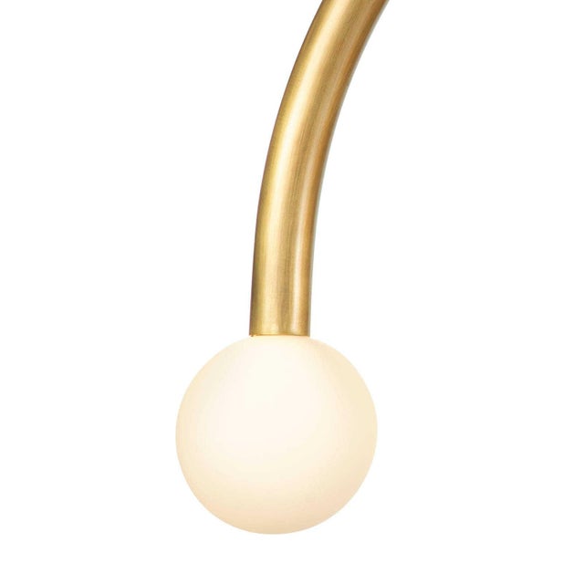 Regina Andrew Happy Steel Pendant, Large, Natural Brass For Sale - Image 4 of 6