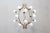 Large 20-Light Chandelier in Brass and Opal Spheres in the style of Stilnovo, 1988 For Sale - Image 6 of 13