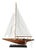 Vintage Endeavour Sailboat Model in Wood For Sale