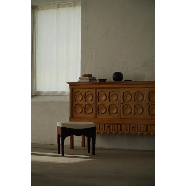 Danish Mahogany Dressing Stool, 1930s For Sale - Image 9 of 18