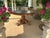 1940s 1940s Banta Quarter Sawn Oak Round Dining Table For Sale - Image 5 of 14