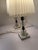 Vintage Mid‑Century Stacked Textured Glass & Marble Table Lamps – Pair of 2 Leviton Hollywood Regency 18" Accent Lamps For Sale - Image 10 of 12