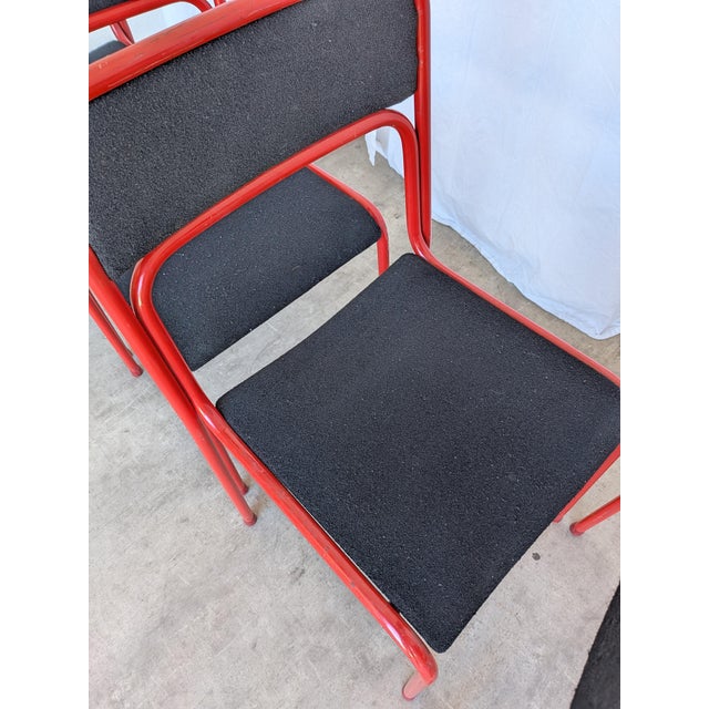 Space Age Stackable Dining Chairs, 1970s, Set of 6 For Sale - Image 18 of 18