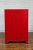 Antique Chinese Style Red Lacquered Liquor Cabinet with Revolving Hidden Panel For Sale - Image 11 of 13