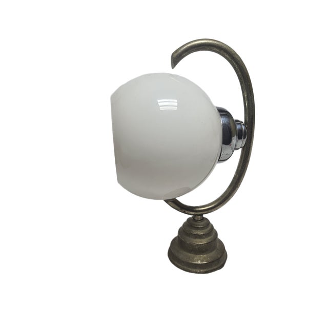 1950s Vintage Art Deco Wall Lamp, Poland, 1950s For Sale - Image 5 of 9