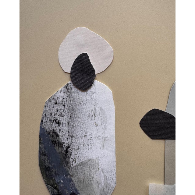 Paper "Vessel 8" Original Mixed-Media Framed Collage on Paper by Zac Woodiel For Sale - Image 7 of 10