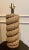 1950s Vintage Heager Ceramic Rope Table Lamp For Sale - Image 5 of 6