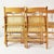 Vintage Folding Chairs with Raffia, Germany, 1980s, Set of 5 For Sale - Image 12 of 16