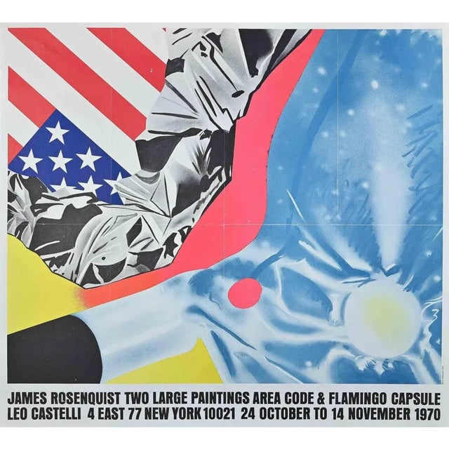 Rosenquist Exhibition Poster is an original contemporary artwork realized in 1970. Offset poster realized in occasion of...