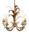 Vintage Five Light Chandelier attributed to Hans Kögl, 1970s For Sale