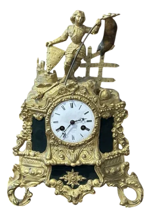 Antique French Empire Ormolu Clock