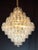Gold Chandelier with Crystal in Polyhedron Murano Glass, 1962 For Sale - Image 8 of 12