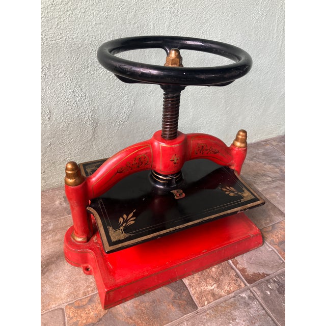 Metal Antique Book Press 1893 Chicago World's Fair Columbian Exposition For Sale - Image 7 of 12