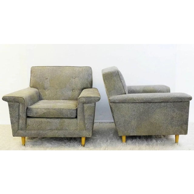 Set of American Armchairs with Upholstery by Pierre Frey For Sale - Image 3 of 7