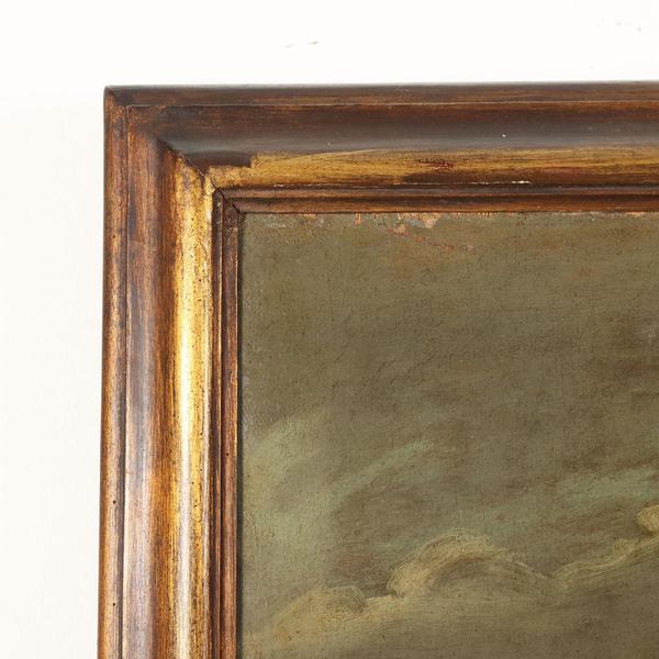 Marco Ricci, Winter Landscape, Oil on Canvas, Framed For Sale - Image 10 of 13