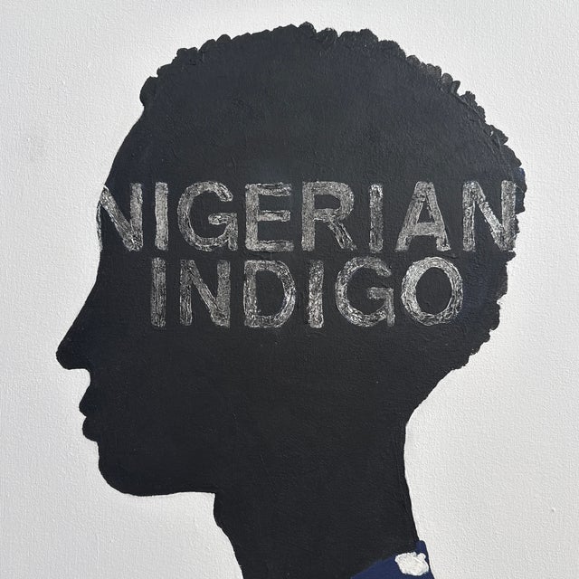 Contemporary Nigerian Indigo by Jo Baskerville For Sale - Image 3 of 5