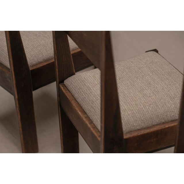 Vintage Dining Chairs from L.O.V. Oosterbeek, 1940s, Set of 4 For Sale - Image 15 of 18