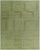 Art Deco Frank Lloyd Wright Foundation x SURYA Luxuries Handmade Rug Sage 5x8 For Sale - Image 3 of 3