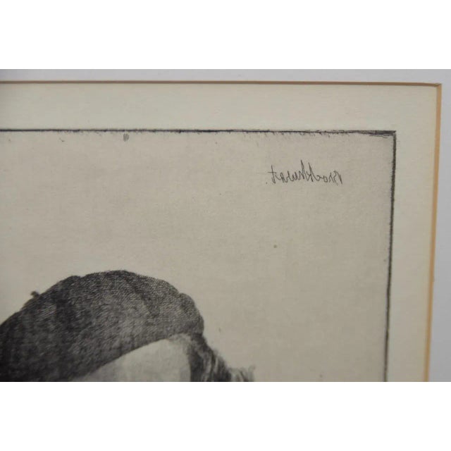 Gerald Brockhurst Pencil Signed Etching "Fabian" c.1921 For Sale - Image 5 of 7