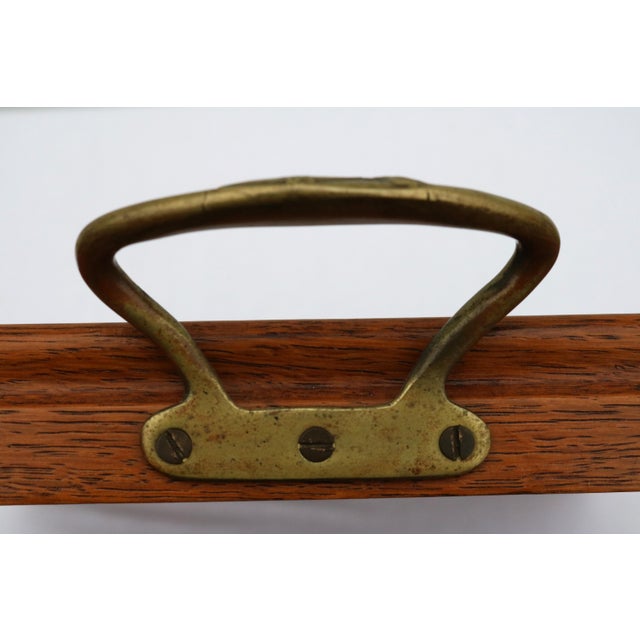 Wwi Era English Oak Large Serving Tray Made at St. Dunstan's Hostel for Blind Ex Servicemen London For Sale In Cincinnati - Image 6 of 8