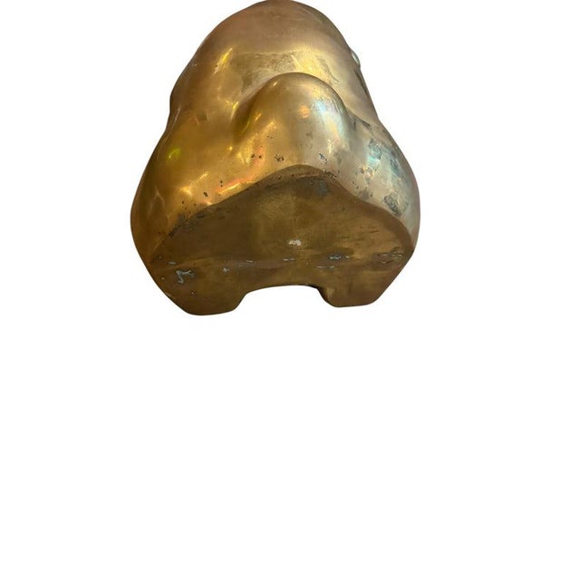 MCM Brass Panda Statue Figurine For Sale - Image 13 of 17