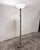 Murano glass floor lamp by Barovier & Toso, chromed metal frame with a stem completed with lens glass elements and a...