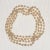 Ajd, 64 in White Culture Fresh Water Pearl Infinity (Claspless) Necklace For Sale - Image 9 of 11