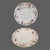 English Vintage Minton Bone China Plates Platters Scalloped Edge Ancestral Floral Pattern - Pair For Sale - Image 3 of 8