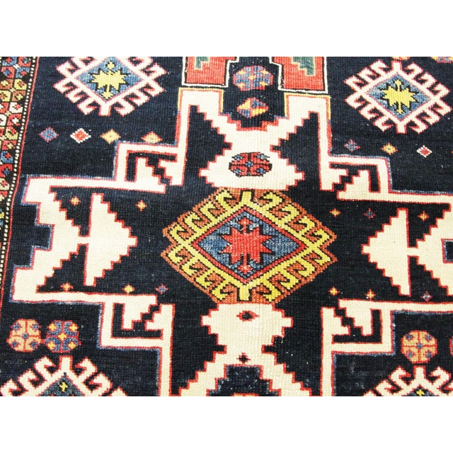 Textile Antique Caucasian Kazak Rug For Sale - Image 7 of 10