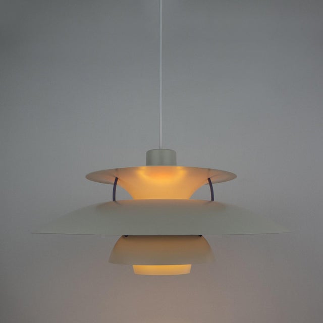 Vintage PH 5 Pendant Lamps by Poul Henningsen for Louis Poulsen, Denmark, 1958, Set of 2 For Sale - Image 16 of 16
