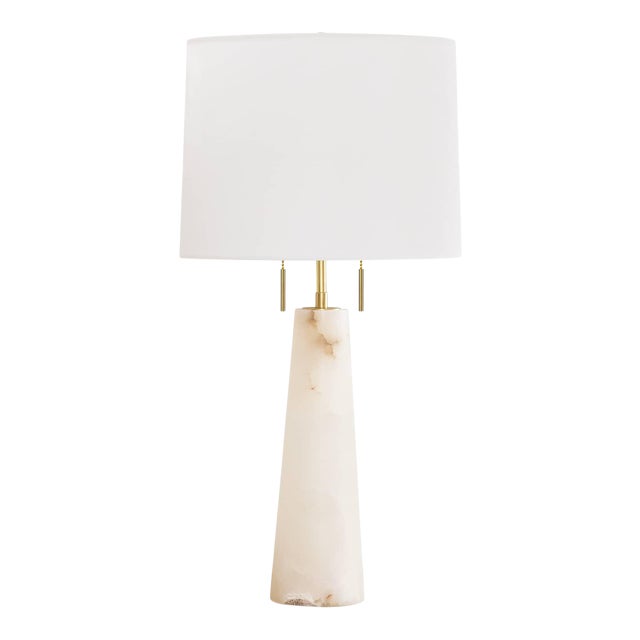 Southern Living Austen Table Lamp, Alabaster For Sale
