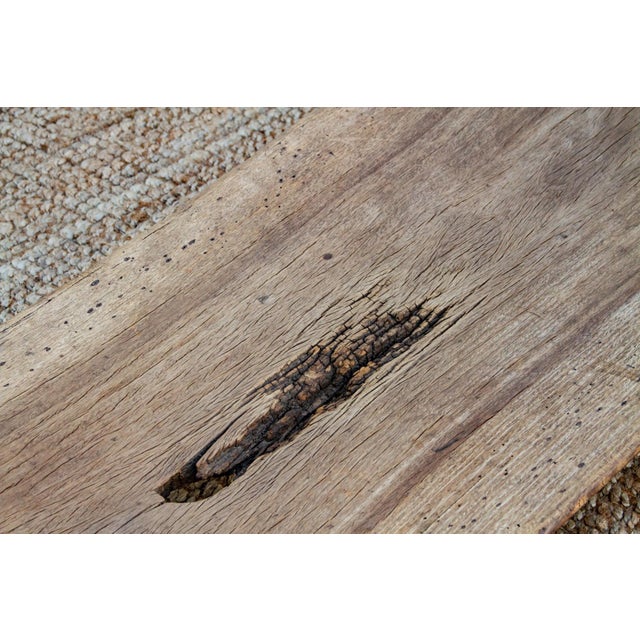 19th Century Antique Rugged Wood African Low Table For Sale - Image 5 of 9