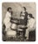 Jazz Band, Black & White Photograph on Wooden Board, 1940s For Sale